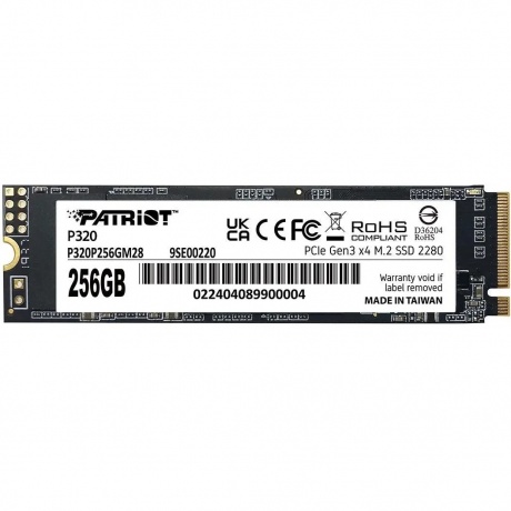 

Накопитель SSD Patriot 256GB P320 (P320P256GM28)