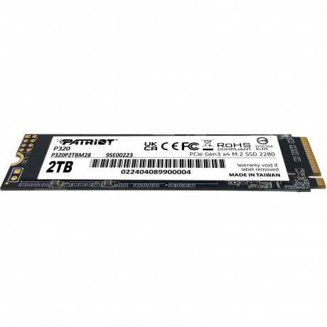 Накопитель SSD Patriot 2Tb P320 (P320P2TBM28) - фото 4