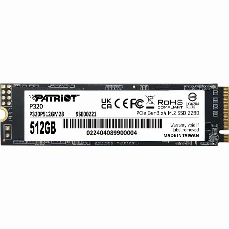 Накопитель SSD Patriot 512GB P320 (P320P512GM28)