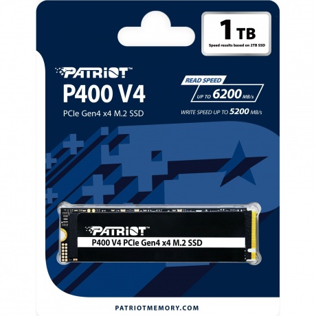 Накопитель SSD Patriot 1000Gb P400 V4 (P400VP1TBM28H) - фото 3