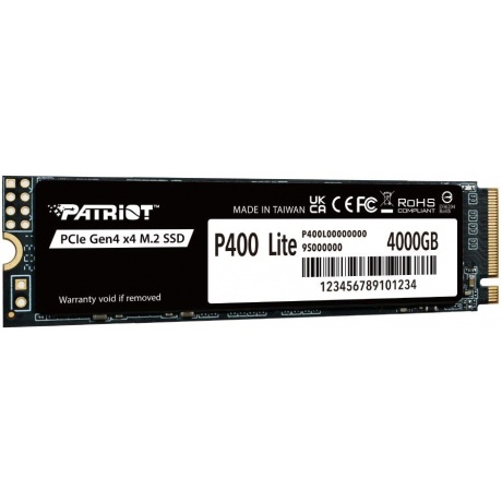 Накопитель SSD Patriot 4Tb P400 Lite (P400LP4KGM28H) - фото 2