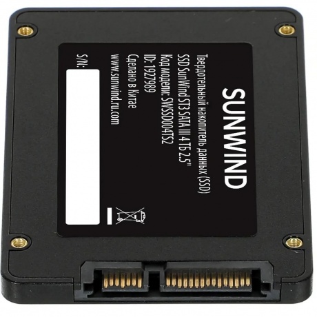 Накопитель SSD SunWind SATA-III 4TB ST3 (SWSSD004TS2) - фото 4