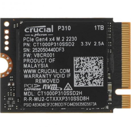 Накопитель SSD Crucial P310 1TB PCIe (CT1000P310SSD2) - фото 4