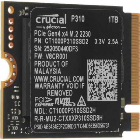 Накопитель SSD Crucial P310 1TB PCIe (CT1000P310SSD2) - фото 5