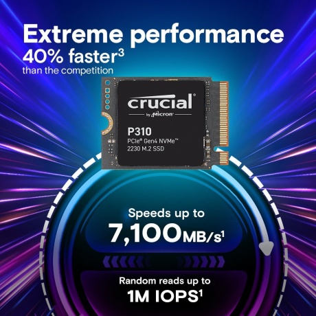 Накопитель SSD Crucial P310 1TB PCIe (CT1000P310SSD2) - фото 9