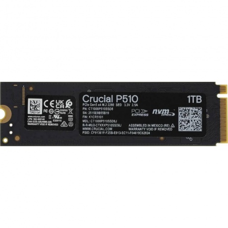 Накопитель SSD Crucial P510 1TB (CT1000P510SSD8) - фото 10