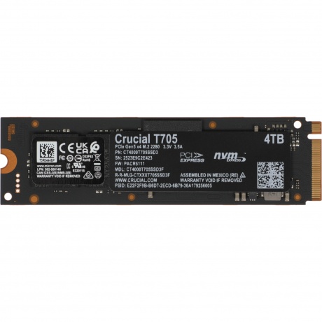 Накопитель SSD Crucial T705 4TB (CT4000T705SSD3) - фото 2