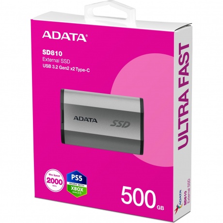 Накопитель SSD ADATA 500GB SD810 SD810-500G-CSG - фото 5