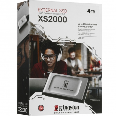 Накопитель SSD Kingston 4000GB (SXS2000/4000GA) - фото 5