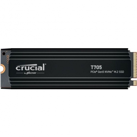 

Накопитель SSD Crucial T705 1Tb PCIe Gen5 NVMe M.2 SSD with heatsink CT1000T705SSD5