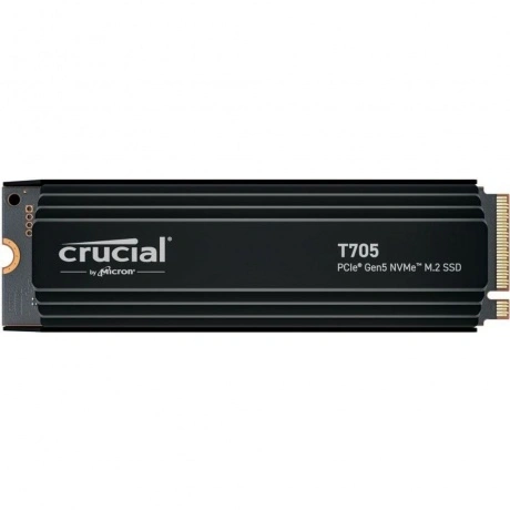 Накопитель SSD Crucial T705 1Tb PCIe Gen5 NVMe M.2 SSD with heat...