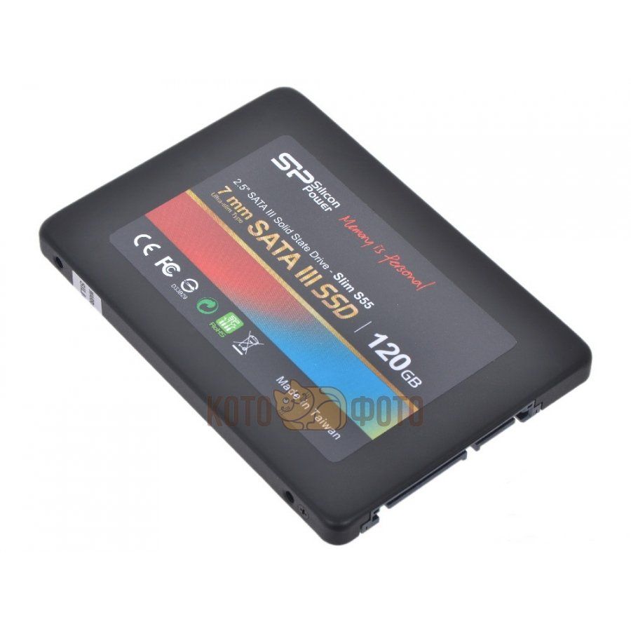 Накопитель SSD SiliconPower S55 120Gb (SP120GBSS3S55S25) твердотельный накопитель taifast для ноутбука настольного компьютера ssd 2 5 дюйма sata3 120 гб 240 гб 480 гб