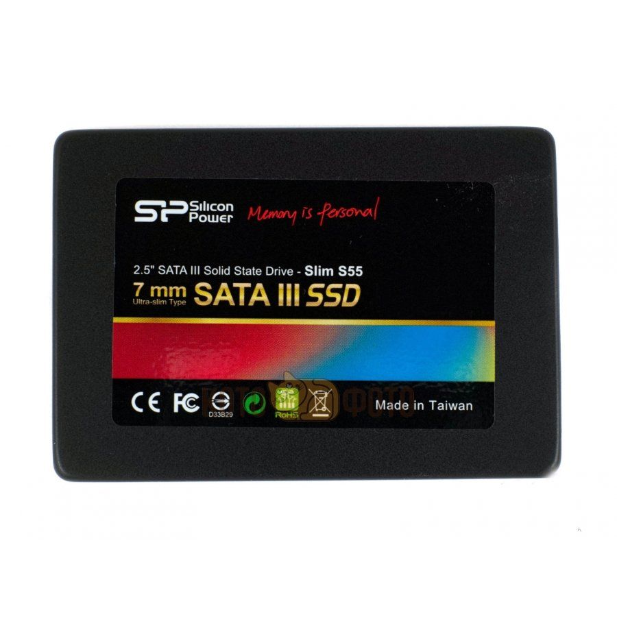 Накопитель SSD Silicon Power Slim S55 240Gb (SP240GBSS3S55S25) жесткий диск torosus m 2 2242 ssd sata ngff 120 гб 240 гб 512 гб тб 128 гб 256 гб m2 твердотельный диск для ноутбука пк компьютера