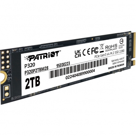 Накопитель SSD M.2 2280 2TB P320 P320P2TBM28 PATRIOT - фото 4