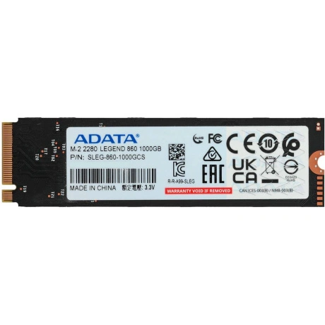 Твердотельный накопитель ADATA LEGEND 860 M.2 2280 NVMe PCIe 4.0...