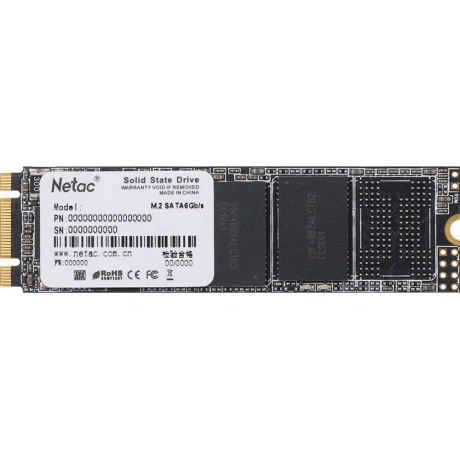 SSD накопитель Netac SSD N535N 1TB M.2 2280 SATAIII 3D NAND, R/W...