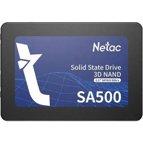 SSD накопитель Netac SSD SA500 960GB 2.5 SATAIII 3D NAND, R/W up...