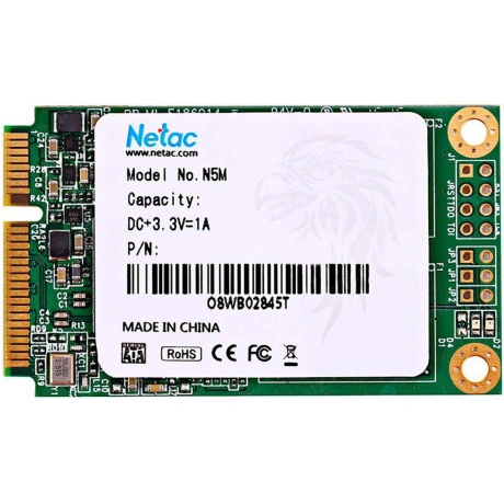 SSD накопитель Netac SSD N5M 2TB mSATA SATAIII 3D NAND, R/W up t...