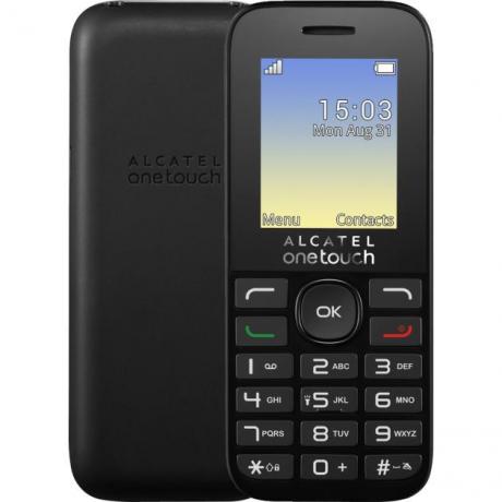 Мобильный телефон Alcatel One Touch 1020D Volcano Black - фото 1