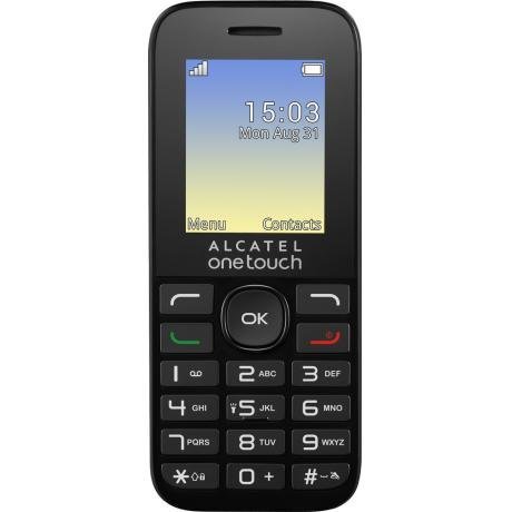 Мобильный телефон Alcatel One Touch 1020D Volcano Black - фото 2