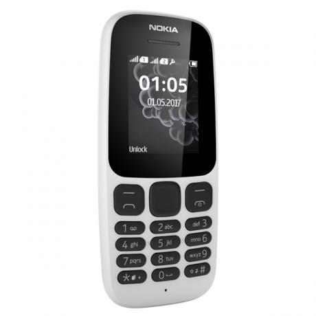 Мобильный телефон Nokia 105 DS White - фото 2
