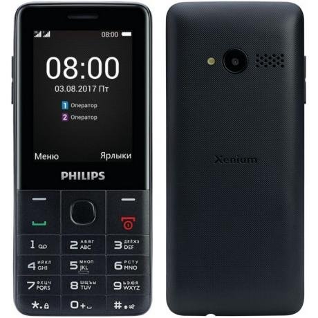 Мобильный телефон Philips Xenium E116 Black - фото 1