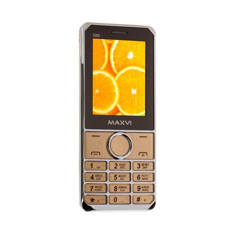 Мобильный телефон Maxvi X300 Gold - фото 2