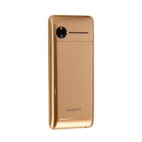 Мобильный телефон Maxvi X300 Gold - фото 3