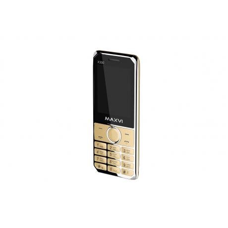 Мобильный телефон Maxvi X300 Gold - фото 5