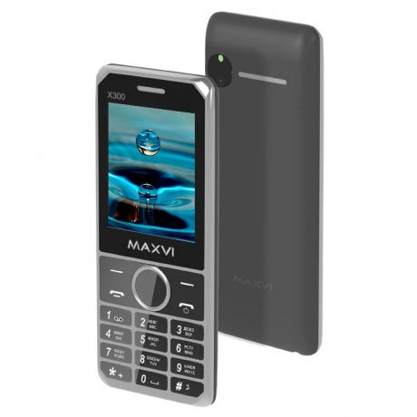 Мобильный телефон Maxvi X300 Grey - фото 1