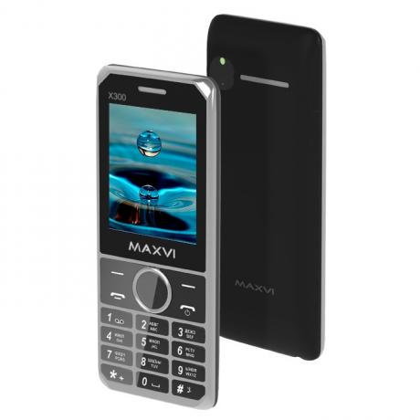 Мобильный телефон Maxvi X300 Black - фото 1