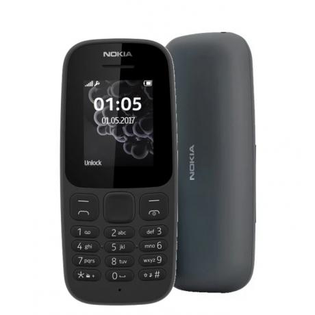 Мобильный телефон Nokia 105DS (TA-1034) Black - фото 1