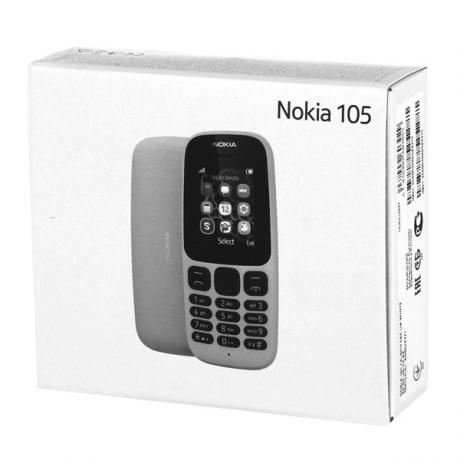 Мобильный телефон Nokia 105 White - фото 8