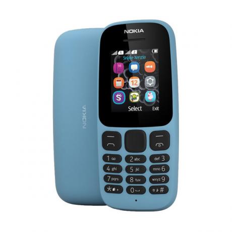 Мобильный телефон Nokia 105SS (TA-1010) 2017 Blue - фото 1
