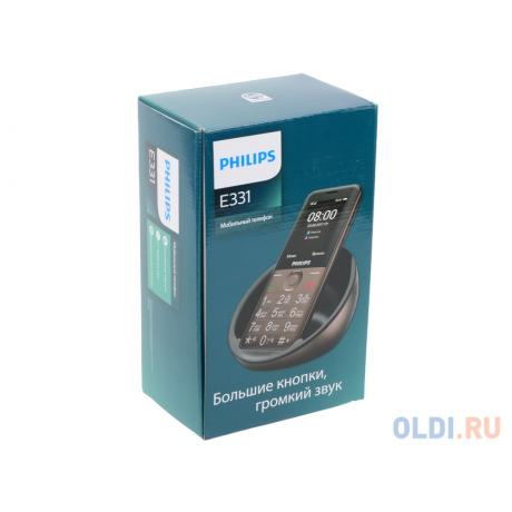 Мобильный телефон Philips Xenium E331 Brown - фото 8