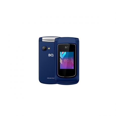 Мобильный телефон BQ Mobile 2433 Dream Duo Datk Blue - фото 1