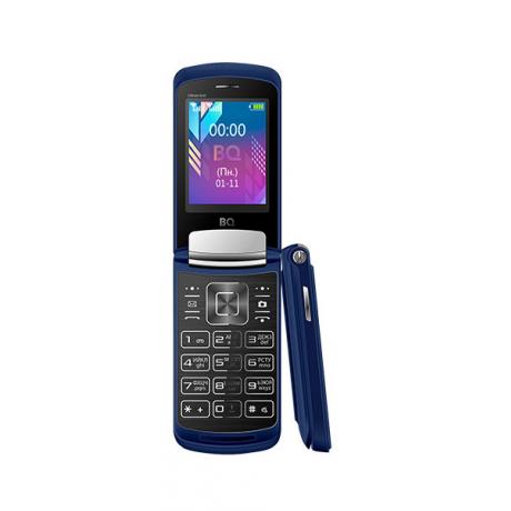 Мобильный телефон BQ Mobile 2433 Dream Duo Datk Blue - фото 2