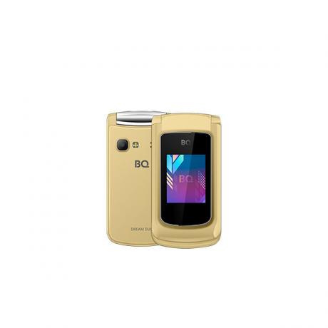 Мобильный телефон BQ Mobile 2433 Dream Duo Gold - фото 1