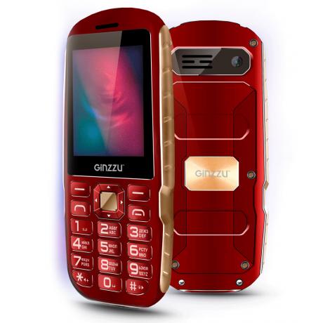 Мобильный телефон Ginzzu R1D Red - фото 1