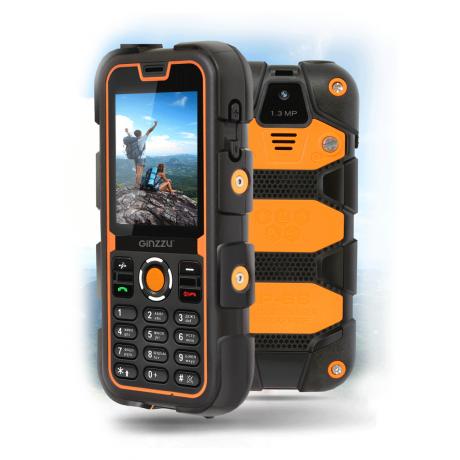 Мобильный телефон Ginzzu R2D black/orange - фото 1