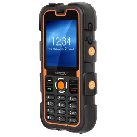 Мобильный телефон Ginzzu R62 black/orange - фото 8