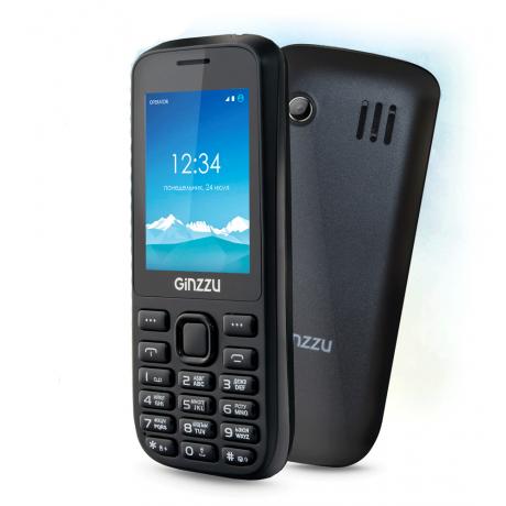 Мобильный телефон Ginzzu M201 black - фото 1