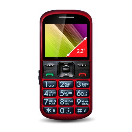 Мобильный телефон Ginzzu R12D red - фото 2