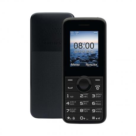 Мобильный телефон Philips E106 Black - фото 1
