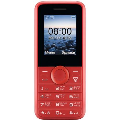 Мобильный телефон Philips E106 Red - фото 2