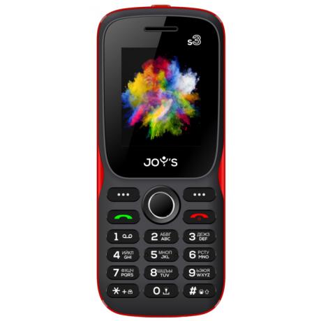 Мобильный телефон Joys S3 DS Black Red - фото 1