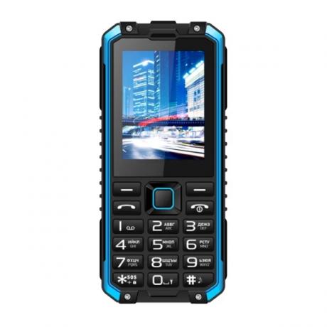 Мобильный телефон Vertex K204 Black/Blue - фото 1