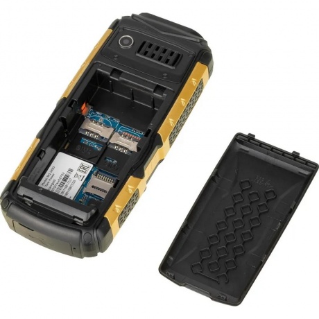 Мобильный телефон BQ 2430 Tank Power Black Gold - фото 11