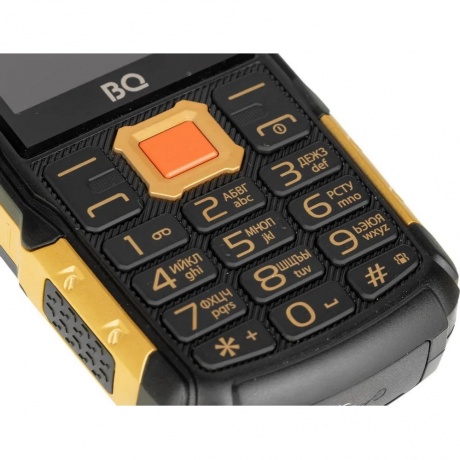 Мобильный телефон BQ 2430 Tank Power Black Gold - фото 16