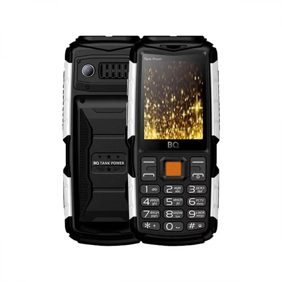 Мобильный телефон BQ Mobile BQ-2430 Tank Power Silver - фото 1